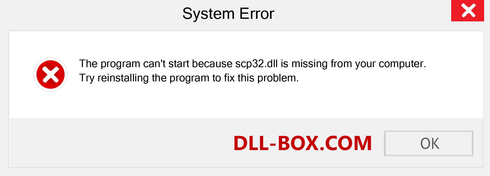  scp32.dll file is missing?. Download for Windows 7, 8, 10 - Fix  scp32 dll Missing Error on Windows, photos, images